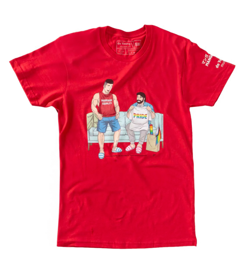 t shirt in collab with Tagame Gengoroh